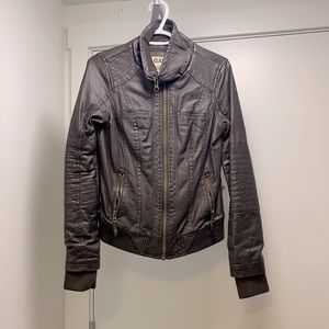 Garage brown leather jacket